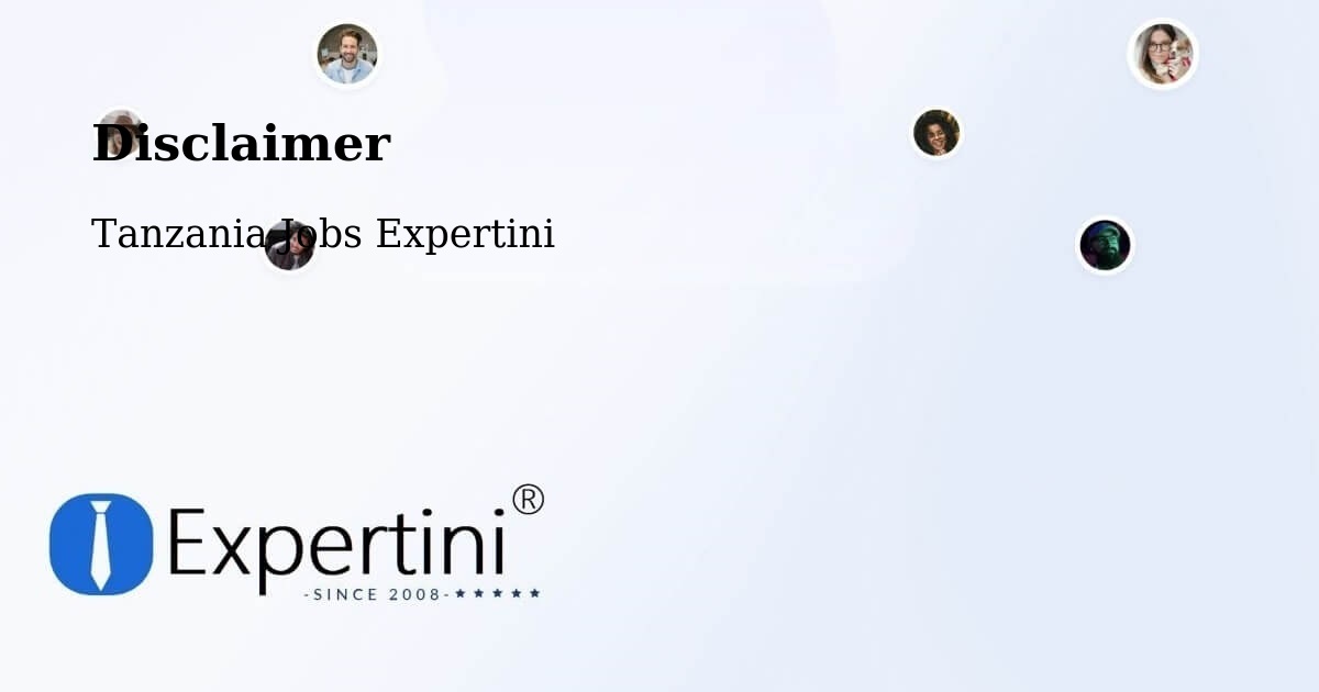 Disclaimer – Tingi - Tanzania Jobs Expertini