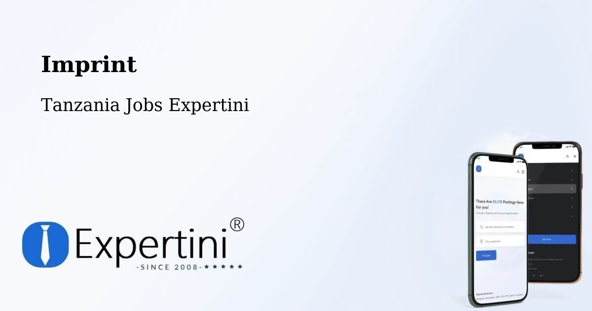 Imprint – Tingi - Tanzania Jobs Expertini