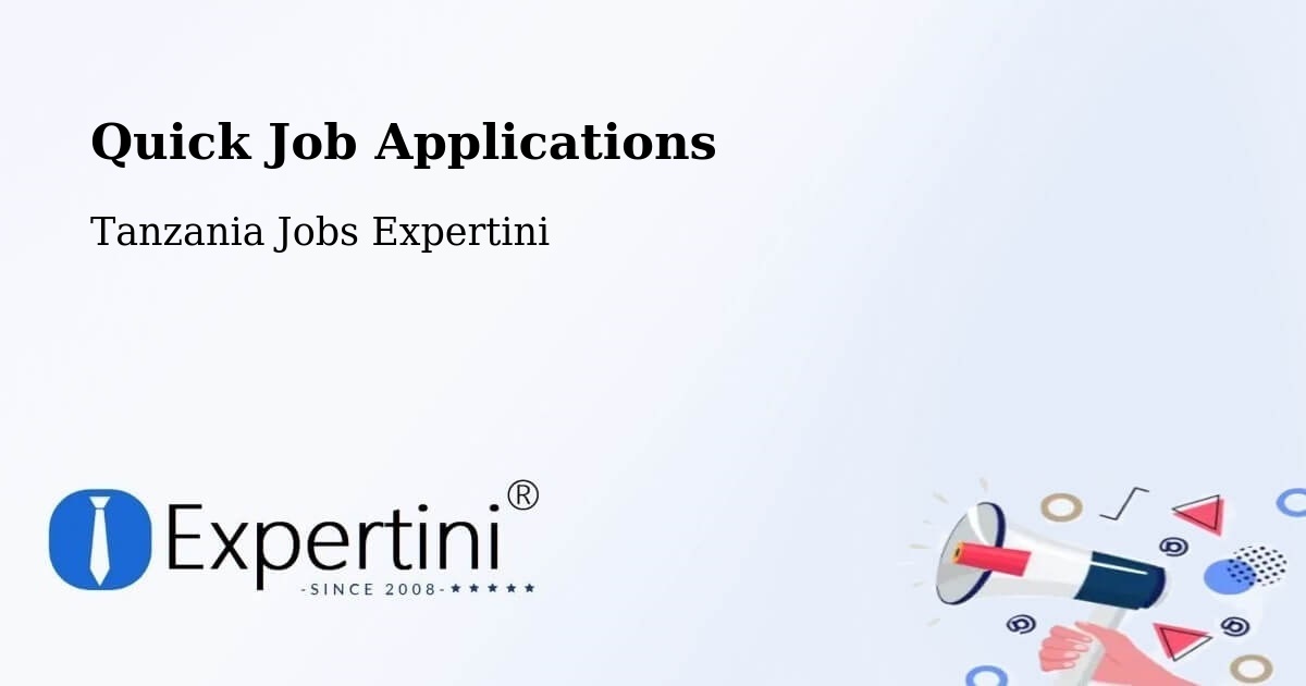 Quick Apply Feature – Tingi - Tanzania Jobs Expertini